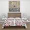 Designart 'Beautiful Floral Pattern with Spring Flowers' Cabin & Lodge Bedding Set - Duvet Cover & Shams